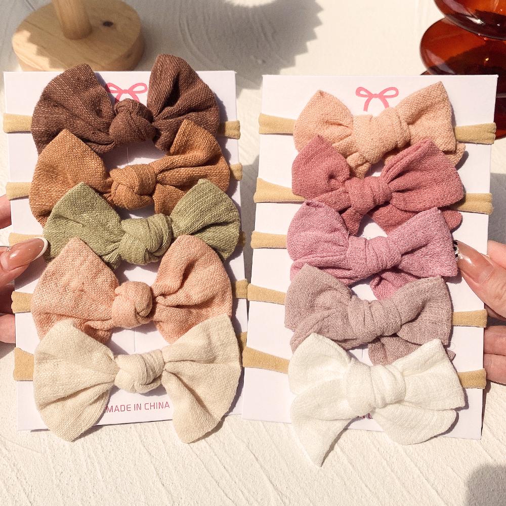 5Pcs/Set Cotton Baby Bows Headband Nylon Headbands Hair Bands for Children Girls Soft Hairband Toddler Newborn Hair Accessories
5Pcs/Set Cotton Baby Bows Headband Nylon Headbands Hair Bands for Children Girls Soft Hairband Toddler Newborn Hair Accessories