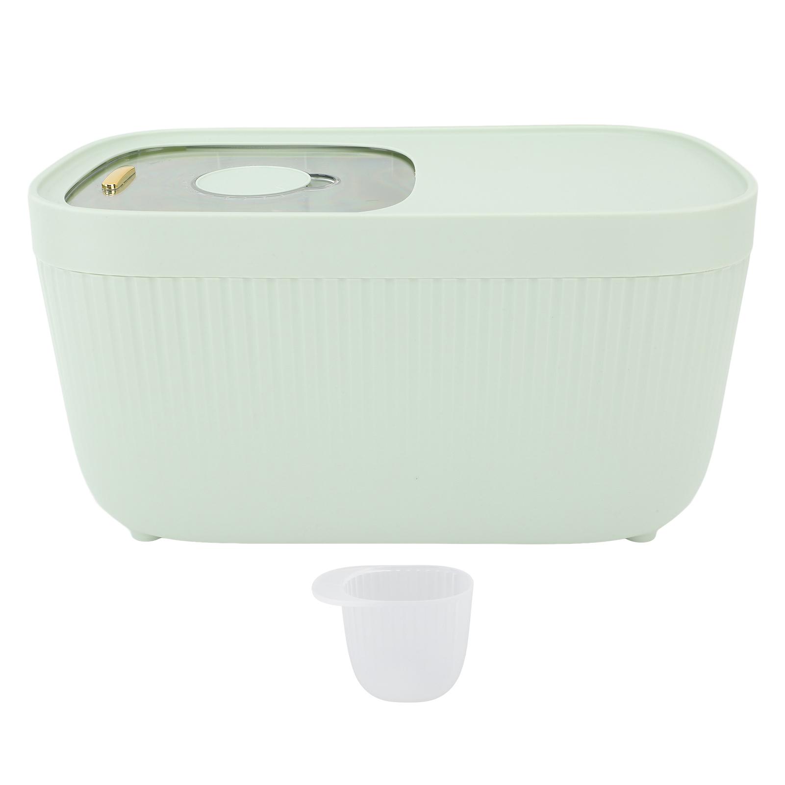 Rice Bins with Measuring Cup Sealed Clear Scale Plastic Rice Storage Container for Rice Flour White S 5kg 13cm
Rice Bins with Measuring Cup Sealed Clear Scale Plastic Rice Storage Container for Rice Flour White S 5kg 13cm