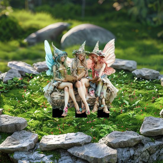Yousheng Fairy Tale Garden Stake 2D Flat Acrylic Decorative Stake Weatherproof Goddess Fairy Decoration with Stake for Home Patio Outdoor Decoration I
Yousheng Fairy Tale Garden Stake 2D Flat Acrylic Decorative Stake Weatherproof Goddess Fairy Decoration with Stake for Home Patio Outdoor Decoration I