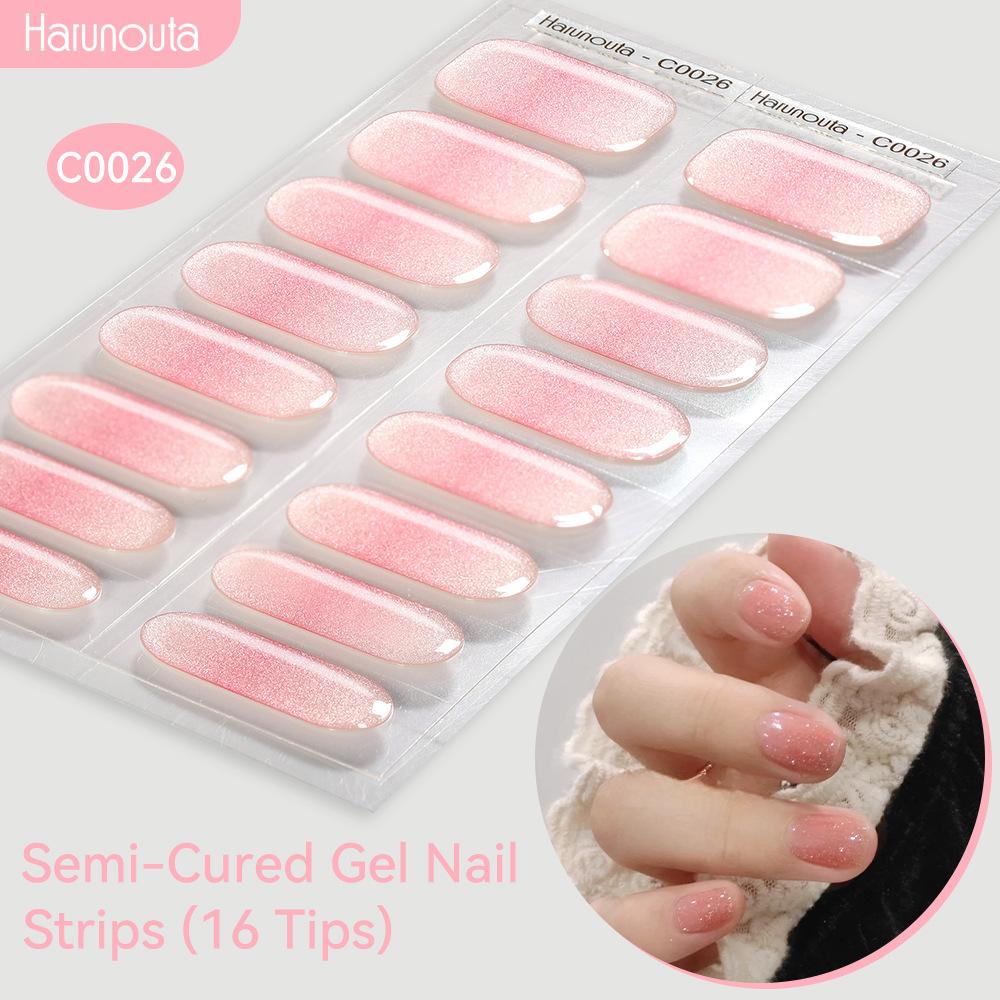 Semi Cured Gel Nail Stickers 16Strips Nail Patch Waterproof Nail Art Stickers DIY Nail Art Making 26
Semi Cured Gel Nail Stickers 16Strips Nail Patch Waterproof Nail Art Stickers DIY Nail Art Making 26