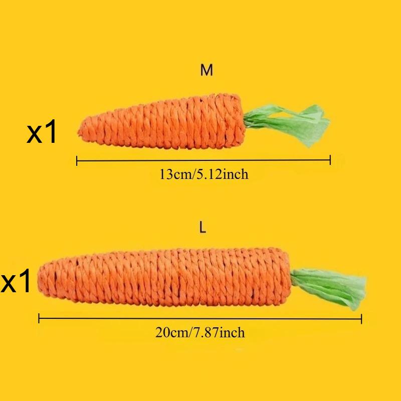 2pcs Paper Rope Carrot Cat Toys Sound Cat Fun Interactive Kitten Plaything Teething Toy Anti-bite Cat Scratch Board Pet Supplies
2pcs Paper Rope Carrot Cat Toys Sound Cat Fun Interactive Kitten Plaything Teething Toy Anti-bite Cat Scratch Board Pet Supplies
