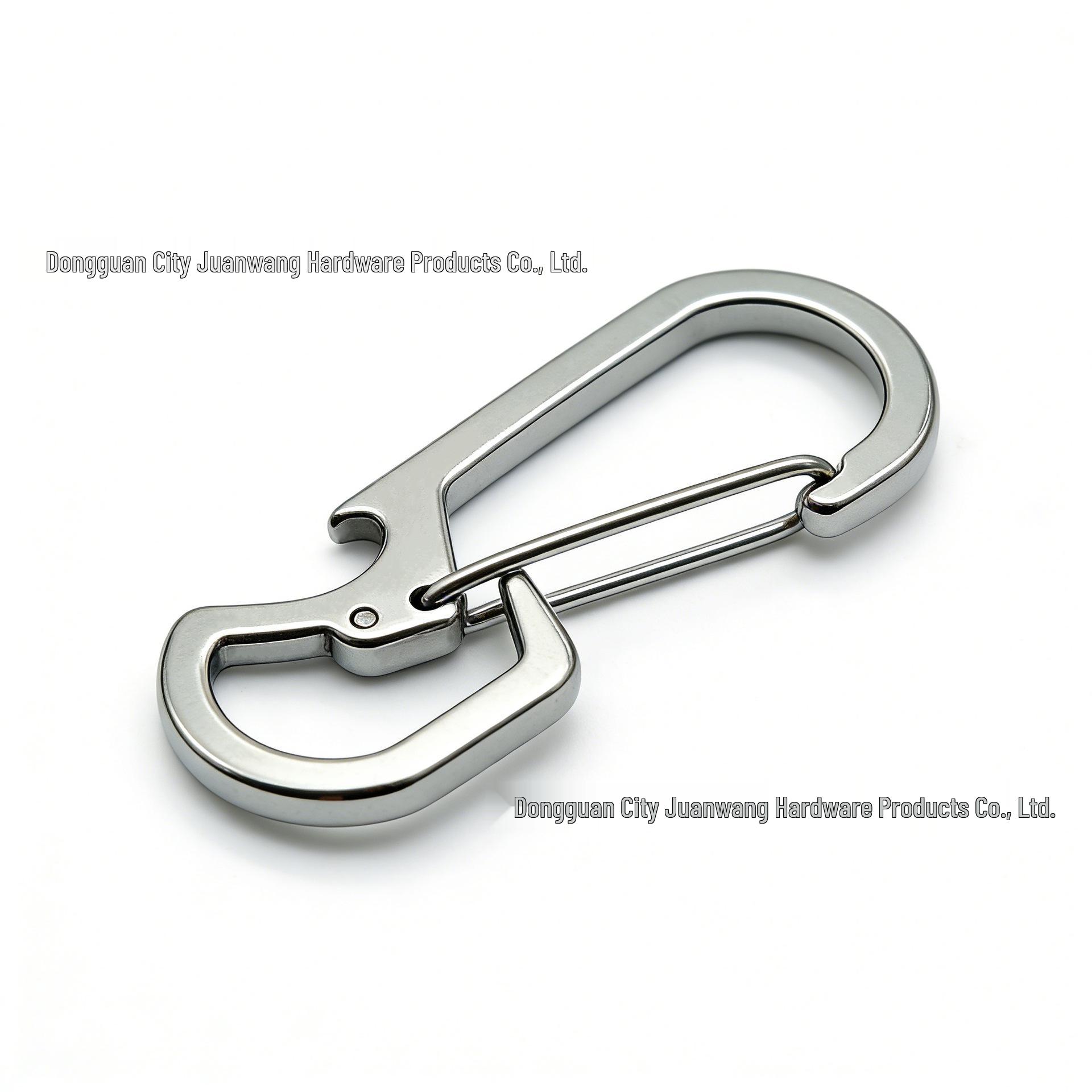 Portable Stainless Steel Carabiner Bottle Opener Keychain with High Elasticity Connection срібний
Portable Stainless Steel Carabiner Bottle Opener Keychain with High Elasticity Connection срібний