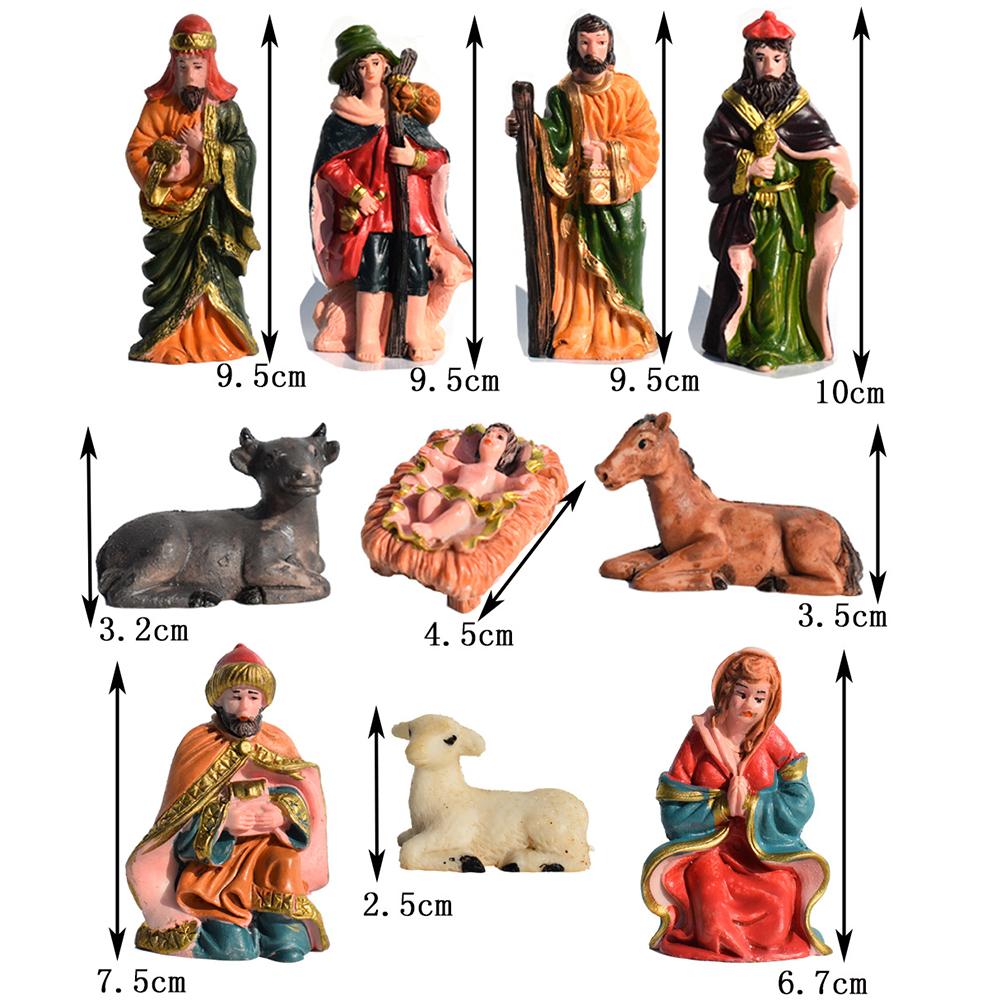 10Pcs Nativity Christ Figurines Set Christmas Nativity Scene Decoration Ornament Gifts Crafts
10Pcs Nativity Christ Figurines Set Christmas Nativity Scene Decoration Ornament Gifts Crafts