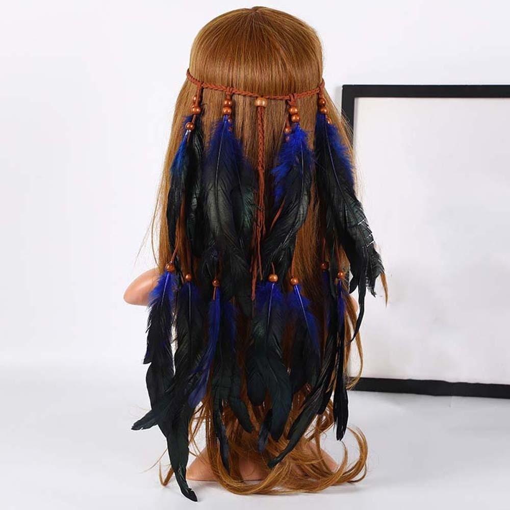 Cascading Tassels Long Feather Headpiece Intricate Beadwork Braided Cord Bohemian Tassel Headband Vintage Ethnic Style синій
Cascading Tassels Long Feather Headpiece Intricate Beadwork Braided Cord Bohemian Tassel Headband Vintage Ethnic Style синій