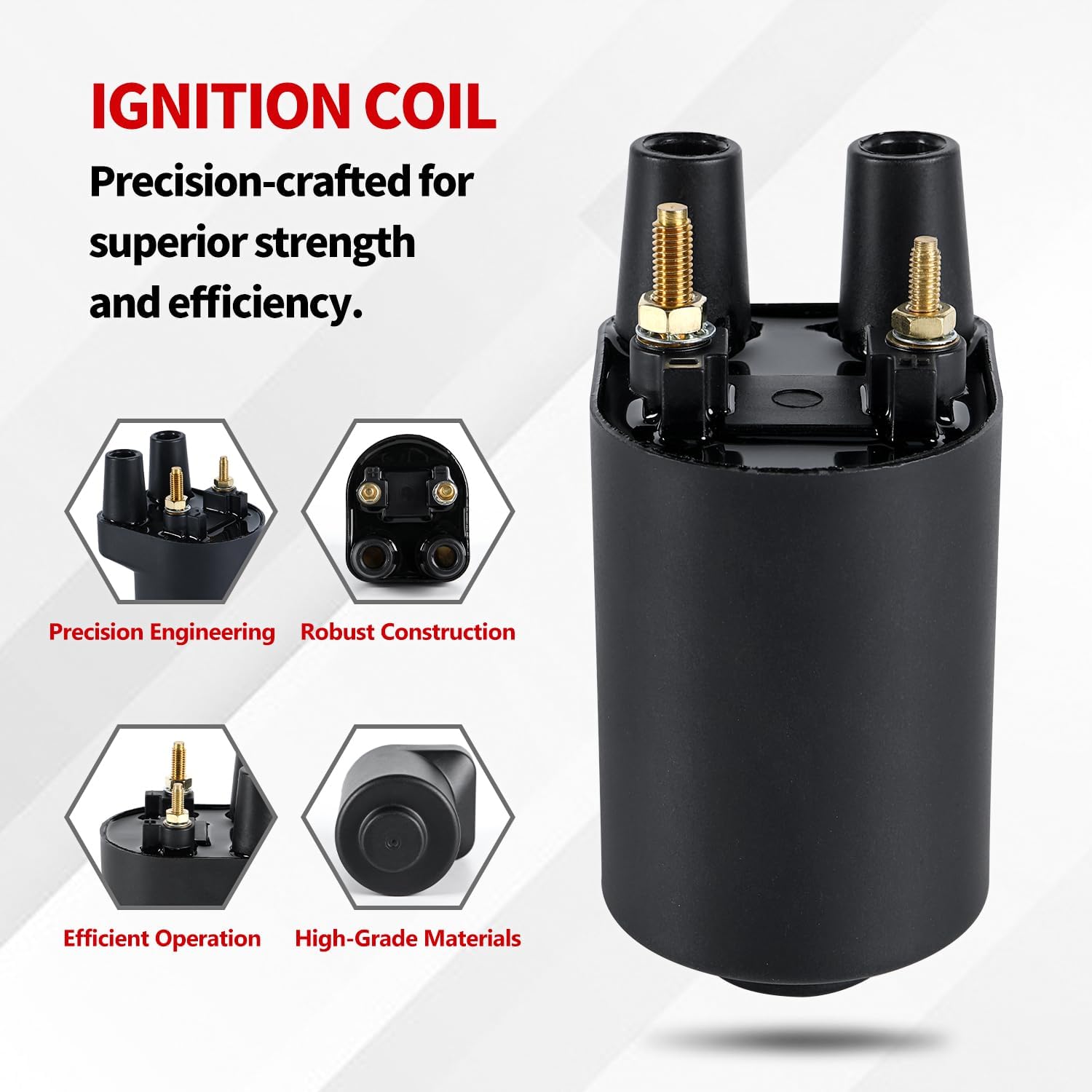 Ignition Coil for for Onan P218G P220 P224G Engine Models BF BFA BG BGA BGE B43E B43G B43M B48G Replace OEM 166-0772 166-0804 541-0522
Ignition Coil for for Onan P218G P220 P224G Engine Models BF BFA BG BGA BGE B43E B43G B43M B48G Replace OEM 166-0772 166-0804 541-0522