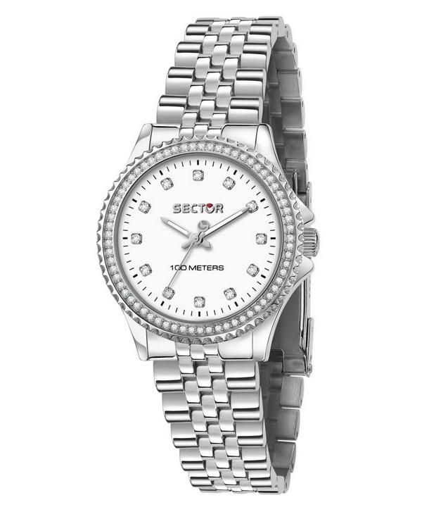 Сектор 230 Just Time Кристальные акценты Белый циферблат Кварц R3253161538 100M Женские часы белый
Сектор 230 Just Time Кристальные акценты Белый циферблат Кварц R3253161538 100M Женские часы белый