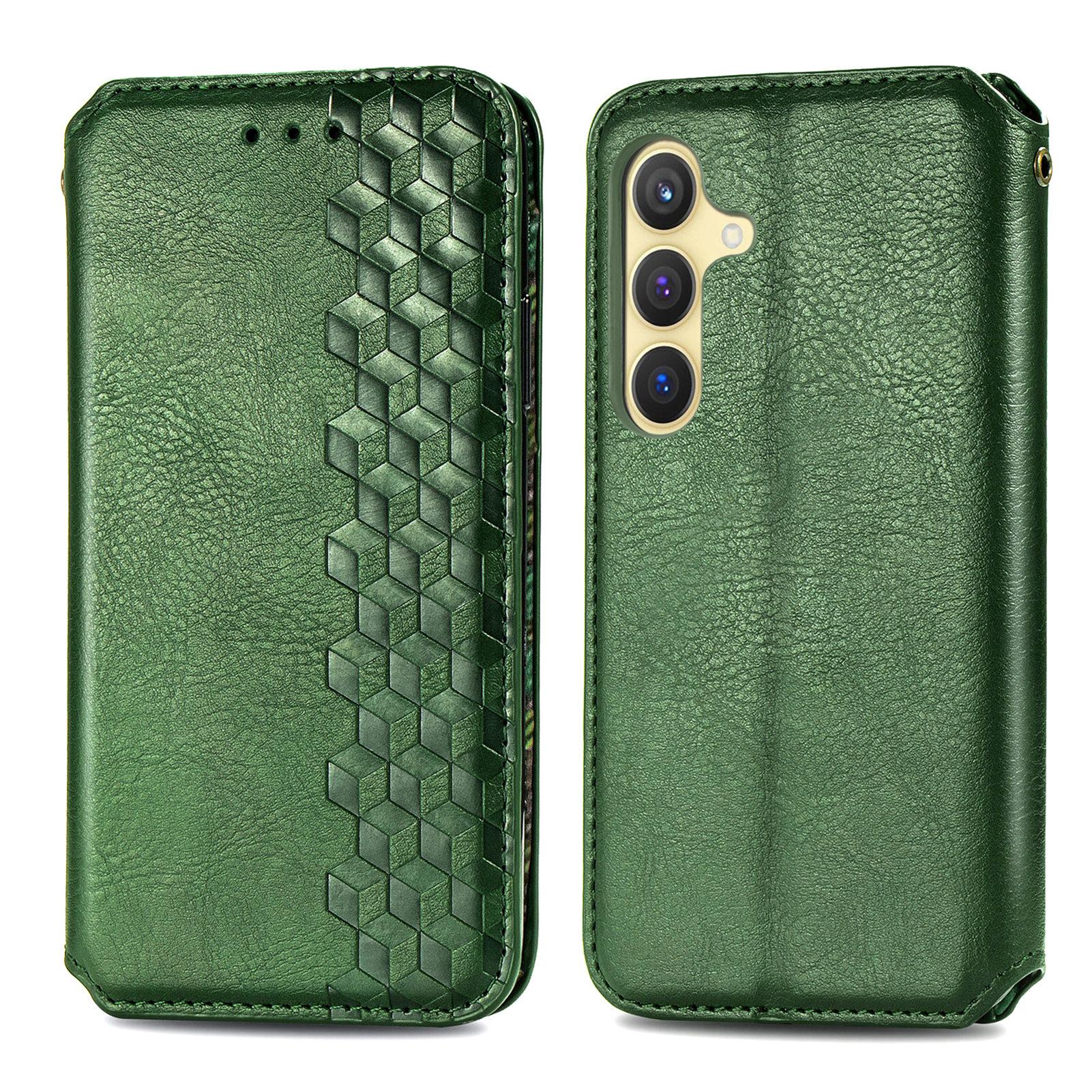 For Samsung Galaxy S25+ PU Leather Case Rhombus Imprint Wallet Stand Phone Cover Green
For Samsung Galaxy S25+ PU Leather Case Rhombus Imprint Wallet Stand Phone Cover Green