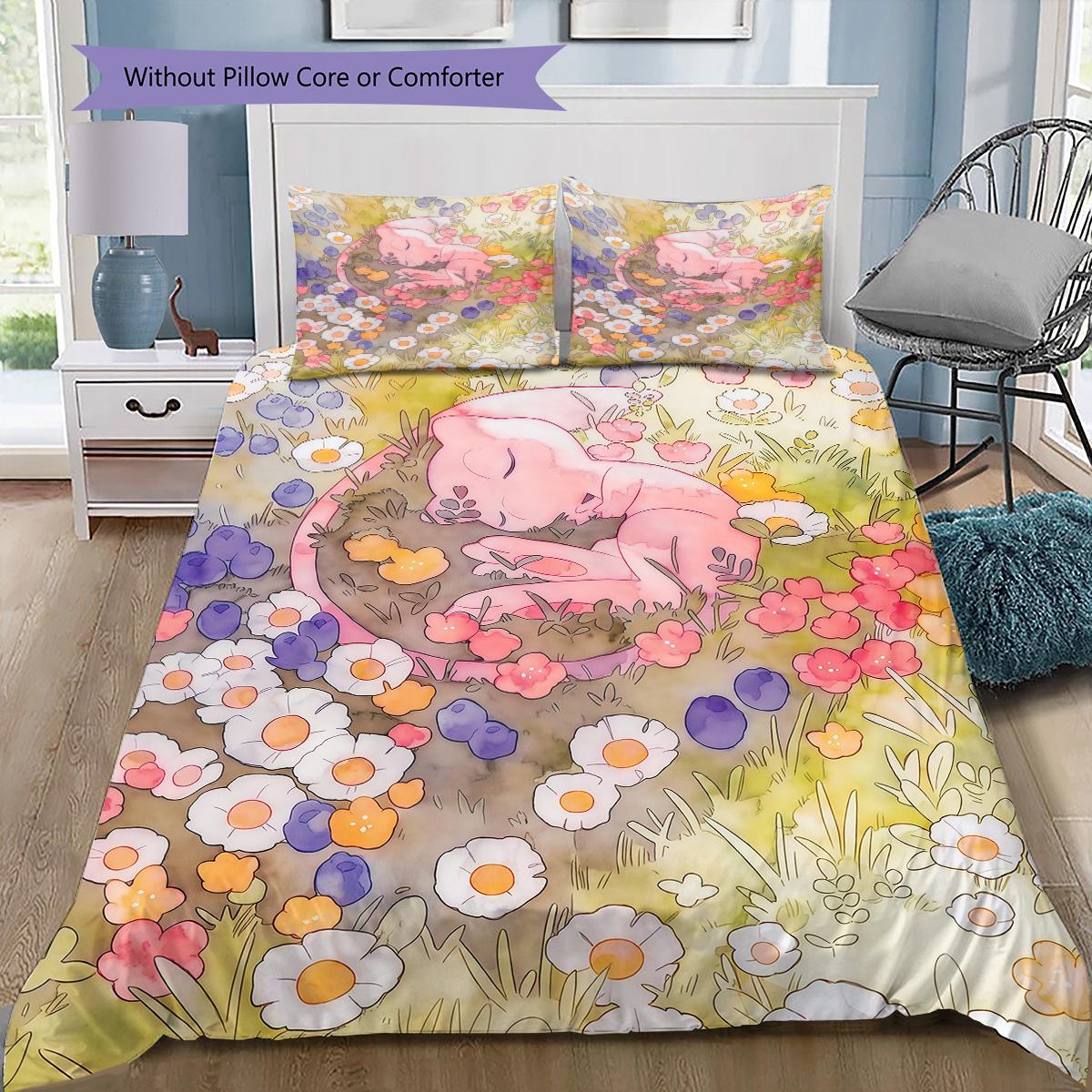 Pokémon Natural Healing Illustration Bedding Set, 1 Duvet Cover & 2 Pillowcases, Suitable for Home Decor, Ideal Gift for Fans 135x200cm
Pokémon Natural Healing Illustration Bedding Set, 1 Duvet Cover & 2 Pillowcases, Suitable for Home Decor, Ideal Gift for Fans 135x200cm