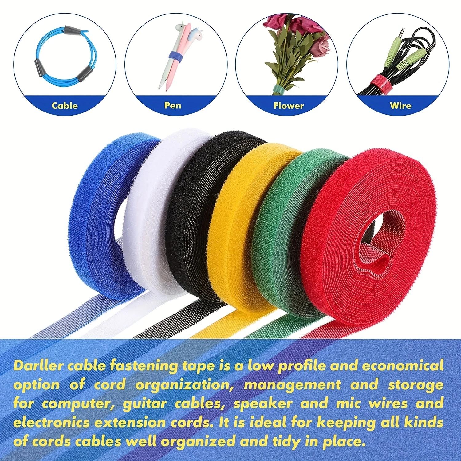 Reusable Fastening Tape Cable Ties Double Side Hook and Loop Straps For Wires Cords Manage Wire Organizer 300cm
Reusable Fastening Tape Cable Ties Double Side Hook and Loop Straps For Wires Cords Manage Wire Organizer 300cm