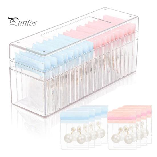 Органайзер для ювелирных изделий с 40 мешками для хранения, большой емкости, пыленепроницаемый, прозрачный, дорожный футляр для ювелирных изделий, сережек, колец, ожерелий 1 Set
Органайзер для ювелирных изделий с 40 мешками для хранения, большой емкости, пыленепроницаемый, прозрачный, дорожный футляр для ювелирных изделий, сережек, колец, ожерелий 1 Set