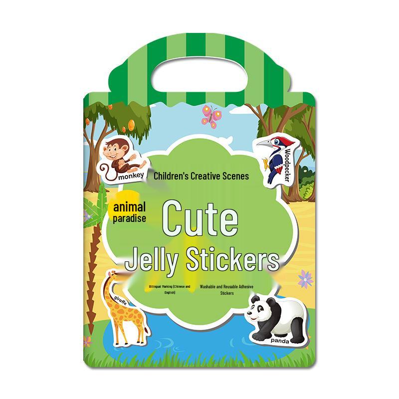 Cross-Border Kids DIY Reusable Sticker Book: Early Education, Enlightenment, and Educational Toys
Cross-Border Kids DIY Reusable Sticker Book: Early Education, Enlightenment, and Educational Toys