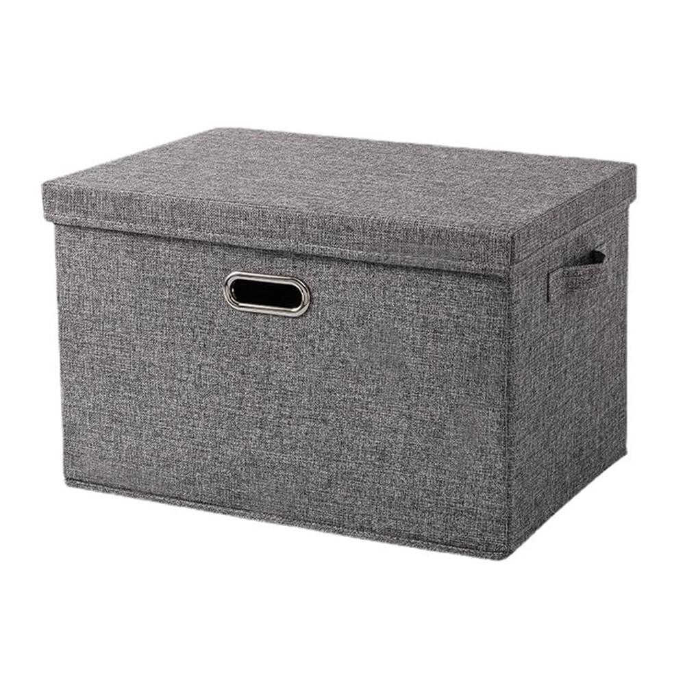 32×24×18cm Small Cotton Linen Clothes Storage Box Foldable Organizer with Handles Dust-Proof Storage Bin for Home Wardrobe
32×24×18cm Small Cotton Linen Clothes Storage Box Foldable Organizer with Handles Dust-Proof Storage Bin for Home Wardrobe