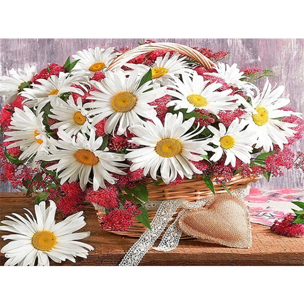 5D ручная алмазная живопись, мозаичная картина Свежие цветы , полная дрель, квадратная/круглая алмазная вышивка, подарок или украшение для кровати 
5D ручная алмазная живопись, мозаичная картина Свежие цветы , полная дрель, квадратная/круглая алмазная вышивка, подарок или украшение для кровати