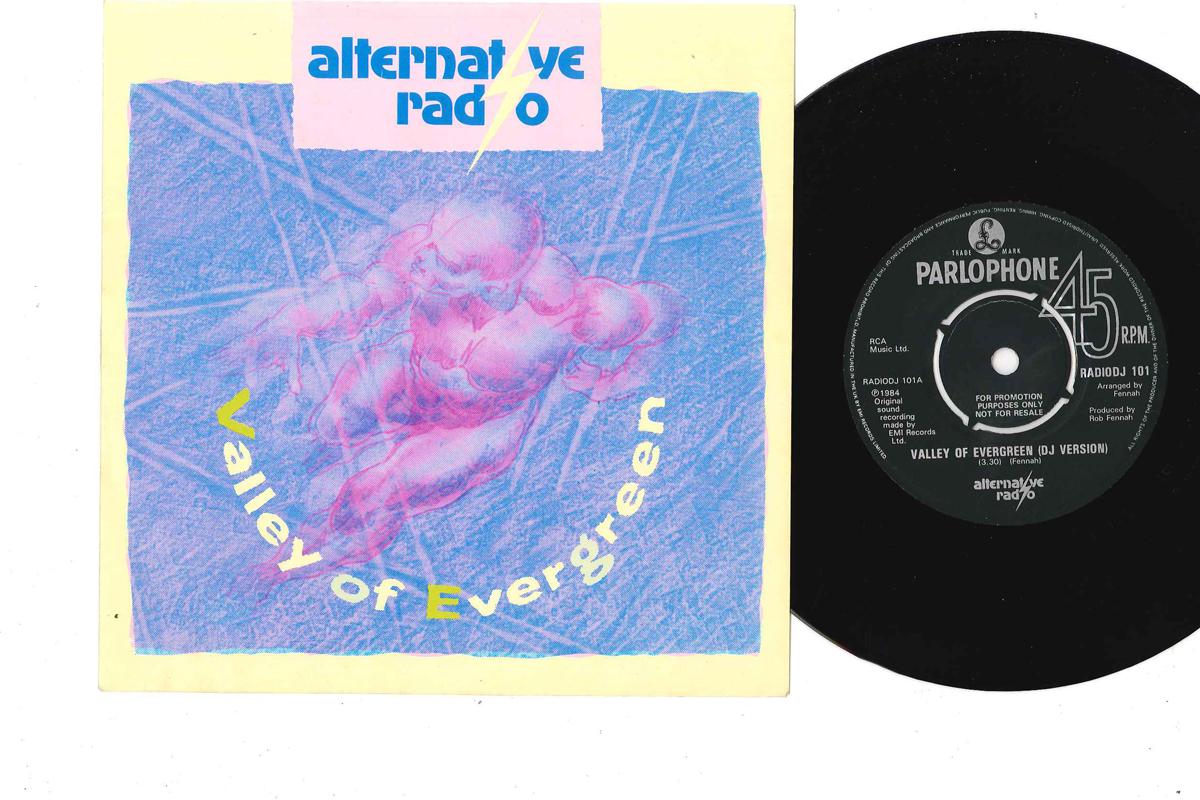 7inch Record ALTERNATIVE RADIO - Valley Of Evergreen / What A Dream RADIODJ101 PARLOPHONE 1984 UK Rock Used
7inch Record ALTERNATIVE RADIO - Valley Of Evergreen / What A Dream RADIODJ101 PARLOPHONE 1984 UK Rock Used