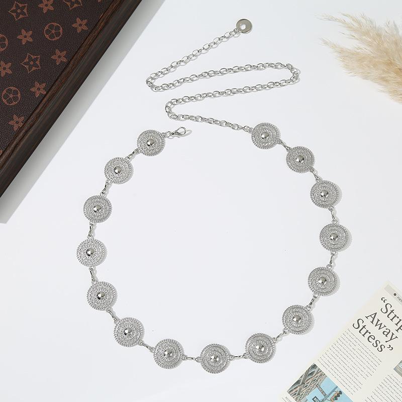 Ретро Минималистичная Металлическая Цепочка на Талию в Виде Круга Богемный Аксессуар-Пояс
Ретро Минималистичная Металлическая Цепочка на Талию в Виде Круга Богемный Аксессуар-Пояс