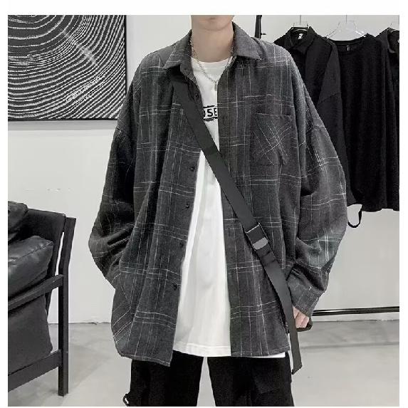 Long Sleeved Shirt, Men S Summer New Trend, Teenage Shirt, Hong Kong Style, Japanese Style, Loose Plus Inch Shirt Jacket 3XL темно-синього кольору
Long Sleeved Shirt, Men S Summer New Trend, Teenage Shirt, Hong Kong Style, Japanese Style, Loose Plus Inch Shirt Jacket 3XL темно-синього кольору