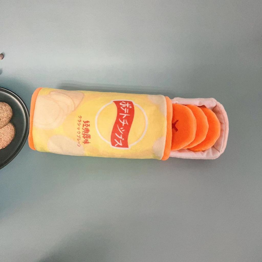 Pet Chew Toy Plush Snack Dispenser With Scented Flavored Chips For Dogs And Cats жёлтый
Pet Chew Toy Plush Snack Dispenser With Scented Flavored Chips For Dogs And Cats жёлтый