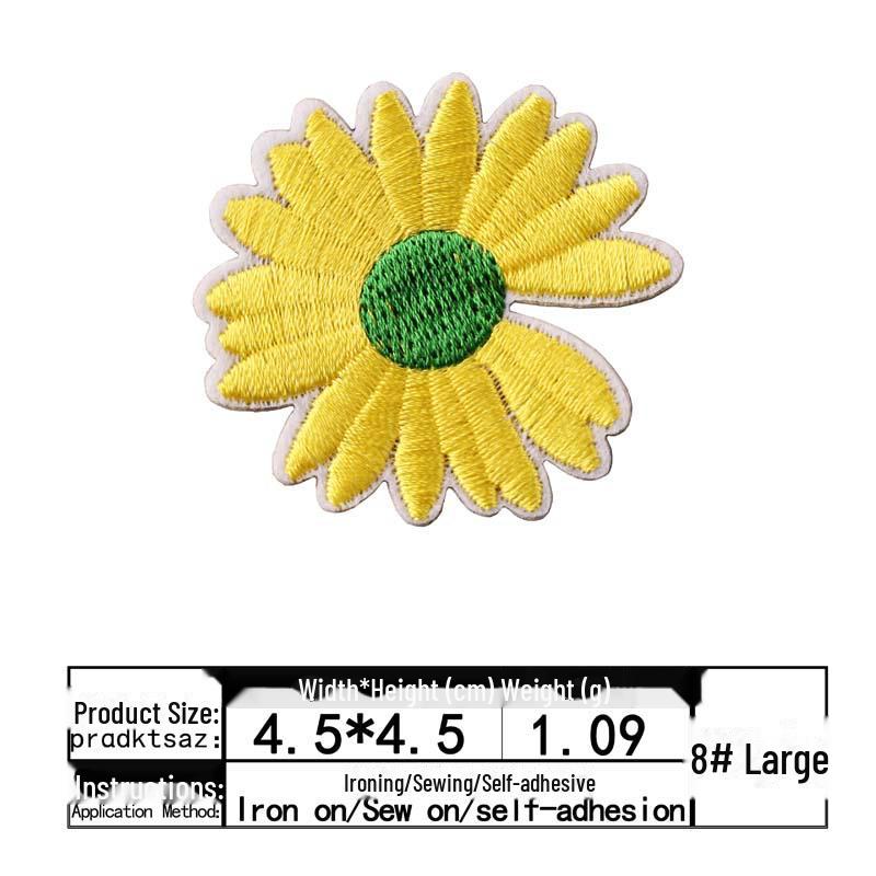 Самоклеящаяся нашивка с вышивкой Yixiu Small Daisy для украшения одежды
Самоклеящаяся нашивка с вышивкой Yixiu Small Daisy для украшения одежды