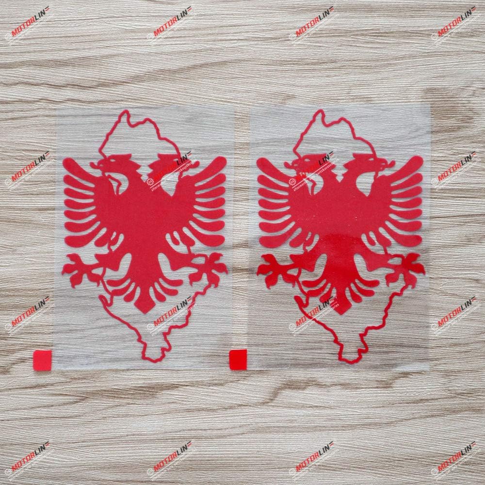 2X Black 5 Albania Eagle Map Outline Decal Sticker Albanian Car Vinyl Die Cut no bkgrd Style b красный
2X Black 5 Albania Eagle Map Outline Decal Sticker Albanian Car Vinyl Die Cut no bkgrd Style b красный