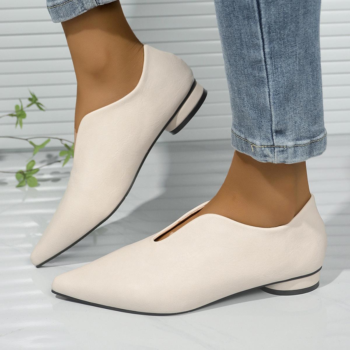 Темперамент героини заостренные весенне-осенние туфли-лодочки на низком каблуке, маленькие кожаные туфли с V-образным вырезом, универсальные балетки, ретро туфли из мягкой кожи для бабушки~ 43
Темперамент героини заостренные весенне-осенние туфли-лодочки на низком каблуке, маленькие кожаные туфли с V-образным вырезом, универсальные балетки, ретро туфли из мягкой кожи для бабушки~ 43