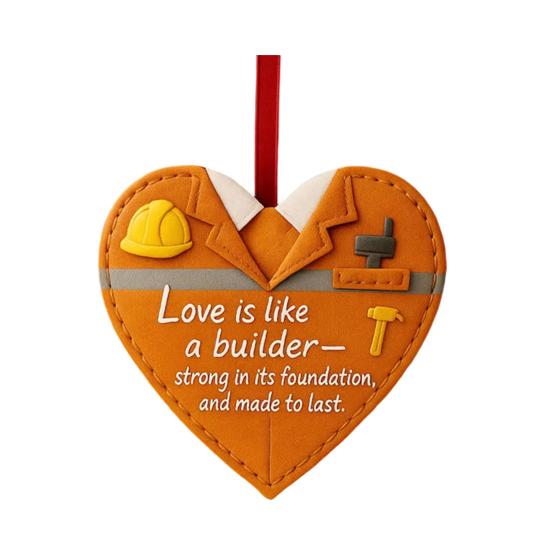 Heart Shaped Christmas Ornament 2D Acrylic Car Rear View Mirror Charm Love Is Like A Chef/Nurse/Teacher Hanging Decoration for Holiday Home Decor B
Heart Shaped Christmas Ornament 2D Acrylic Car Rear View Mirror Charm Love Is Like A Chef/Nurse/Teacher Hanging Decoration for Holiday Home Decor B