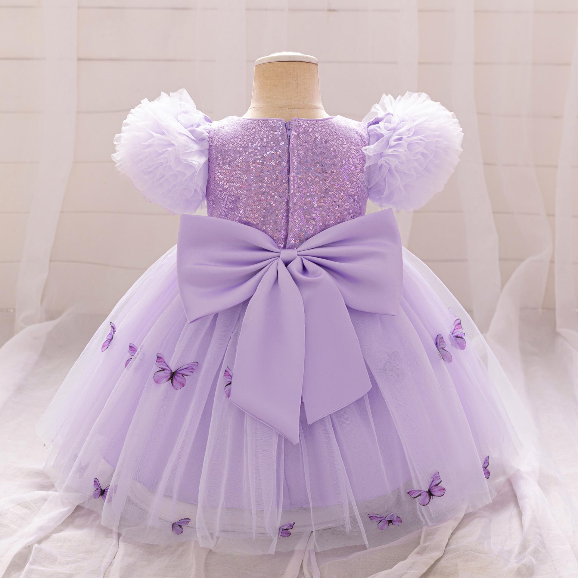 Purple Mesh Butterfly Princess Dress with Puffy Bubble Sleeves for Girls 80cm (9-12M)
Purple Mesh Butterfly Princess Dress with Puffy Bubble Sleeves for Girls 80cm (9-12M)