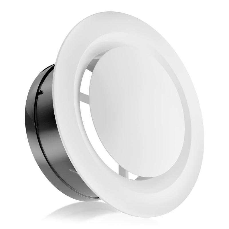 6Inch Rotating Ventilation Cover With Airflow Adjustment Round Air Vent Cover Outlet Ventilation Grille Easy to Install 1
6Inch Rotating Ventilation Cover With Airflow Adjustment Round Air Vent Cover Outlet Ventilation Grille Easy to Install 1