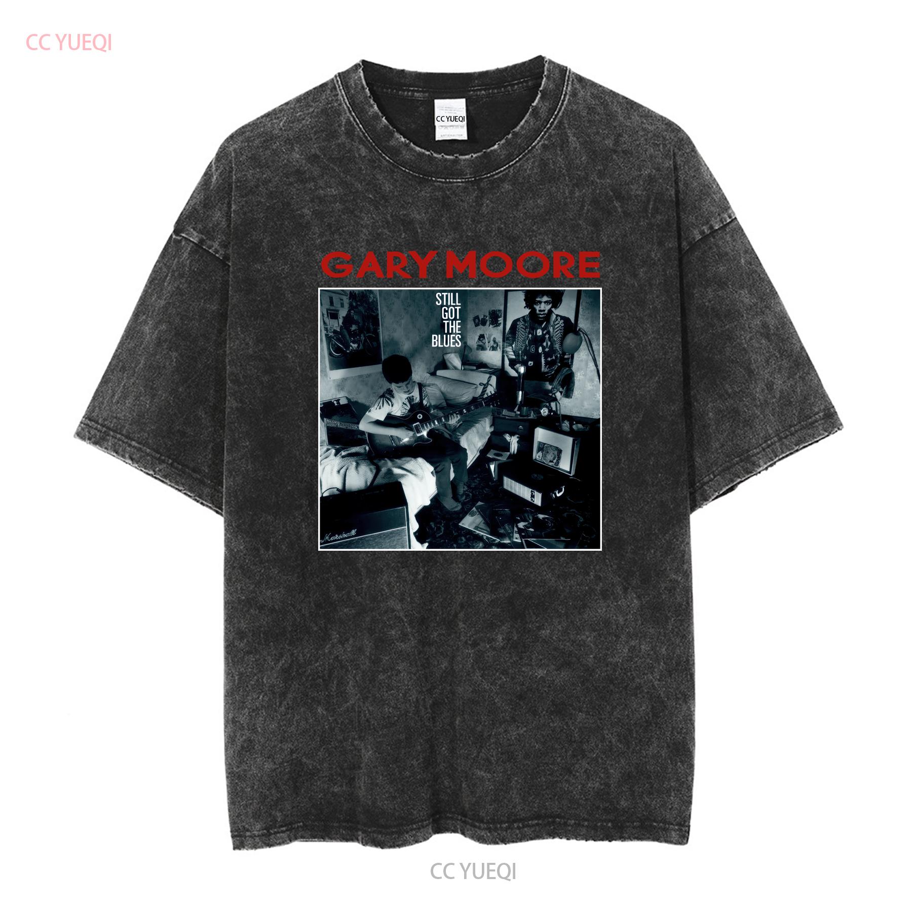 Vtg GARY MOORE Heavy Cotton Black T Shirt vintage Washed Unisex streetwear Top For Everyday Wear graphic fashion Slightly homme L
Vtg GARY MOORE Heavy Cotton Black T Shirt vintage Washed Unisex streetwear Top For Everyday Wear graphic fashion Slightly homme L