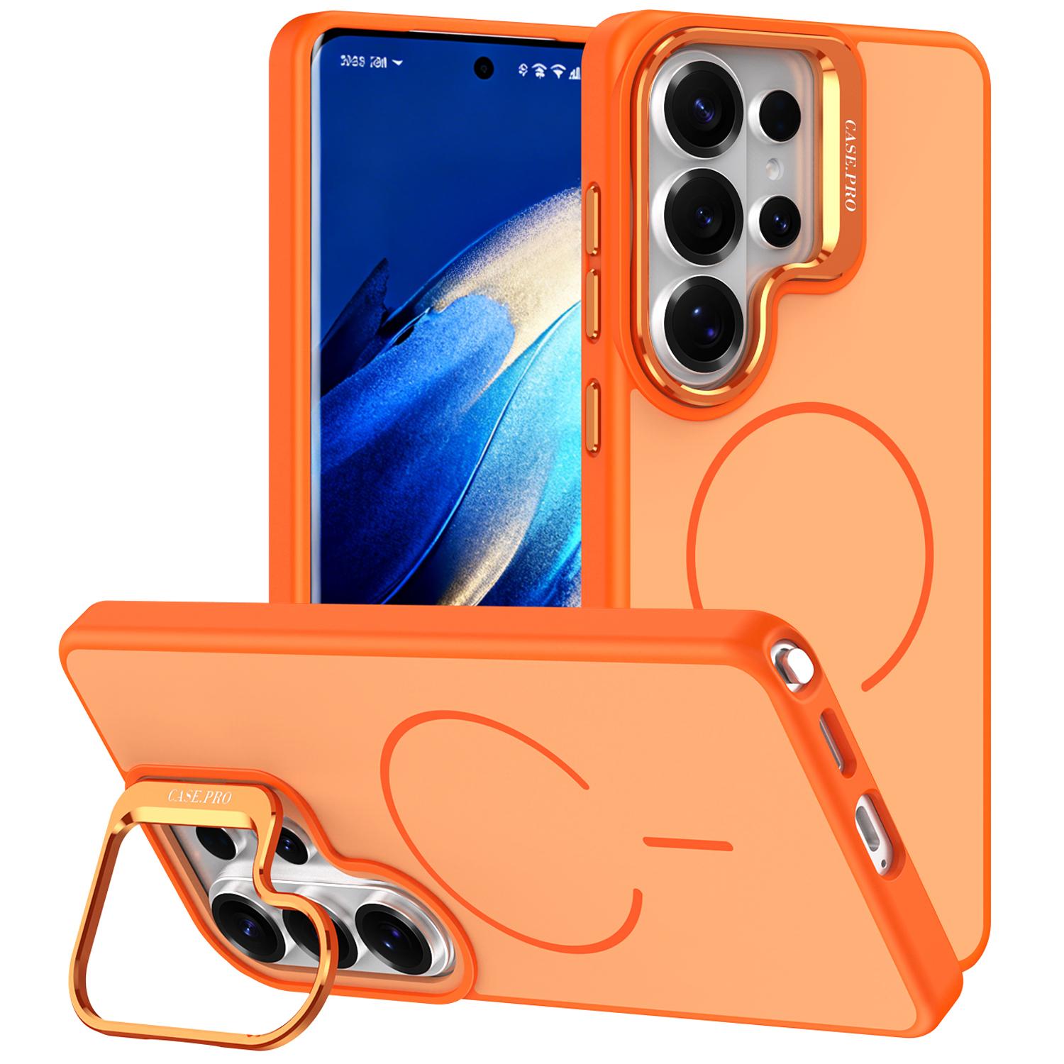 For Samsung Galaxy S26 Ultra Magnetic Case Skin-touch PC + TPU Phone Cover with Foldable Kickstand
For Samsung Galaxy S26 Ultra Magnetic Case Skin-touch PC + TPU Phone Cover with Foldable Kickstand