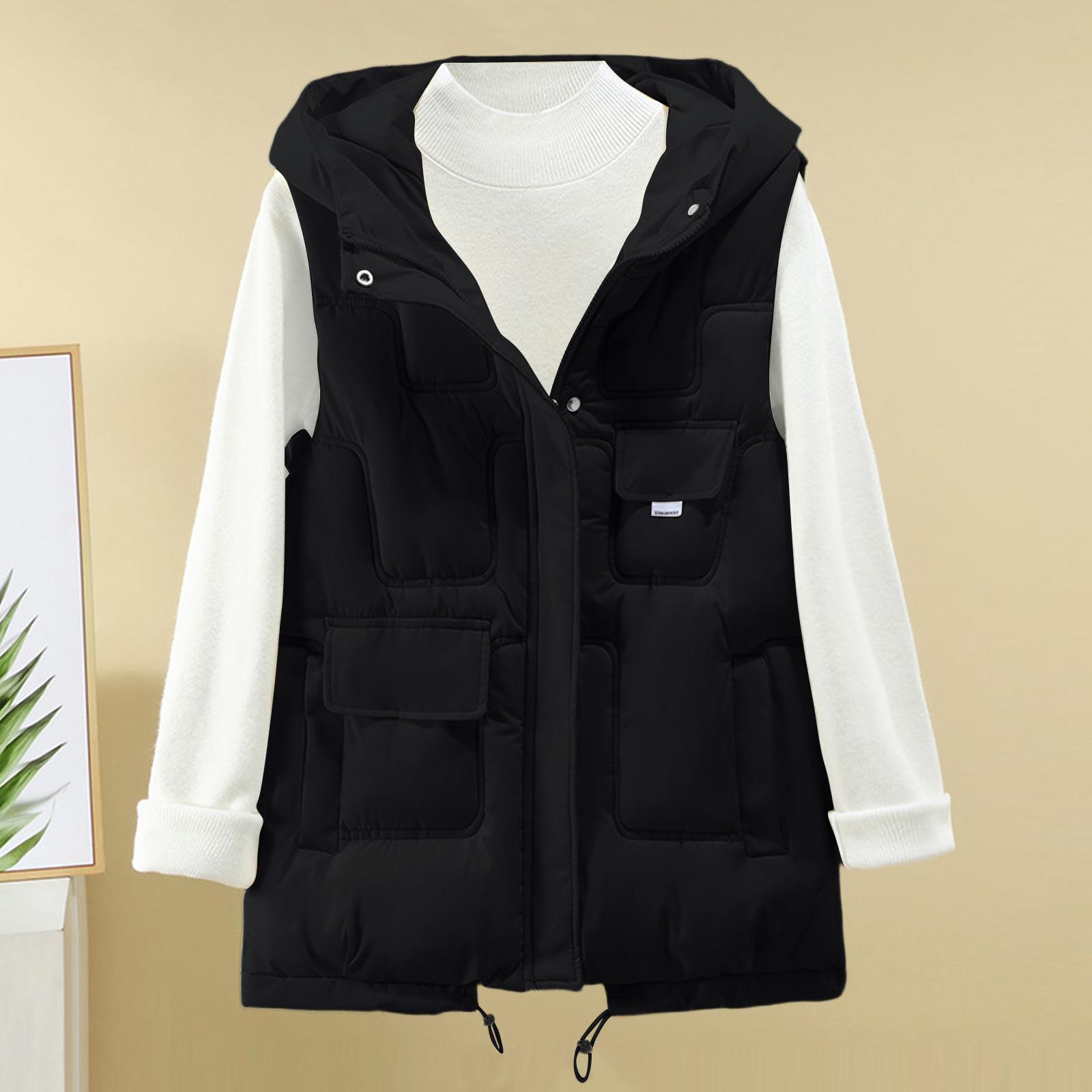 Women s Long Vest Plain Sleeveless Hood Winter Vest Outwear Jacket Lightweight Warm Coat Outerwear XL
Women s Long Vest Plain Sleeveless Hood Winter Vest Outwear Jacket Lightweight Warm Coat Outerwear XL