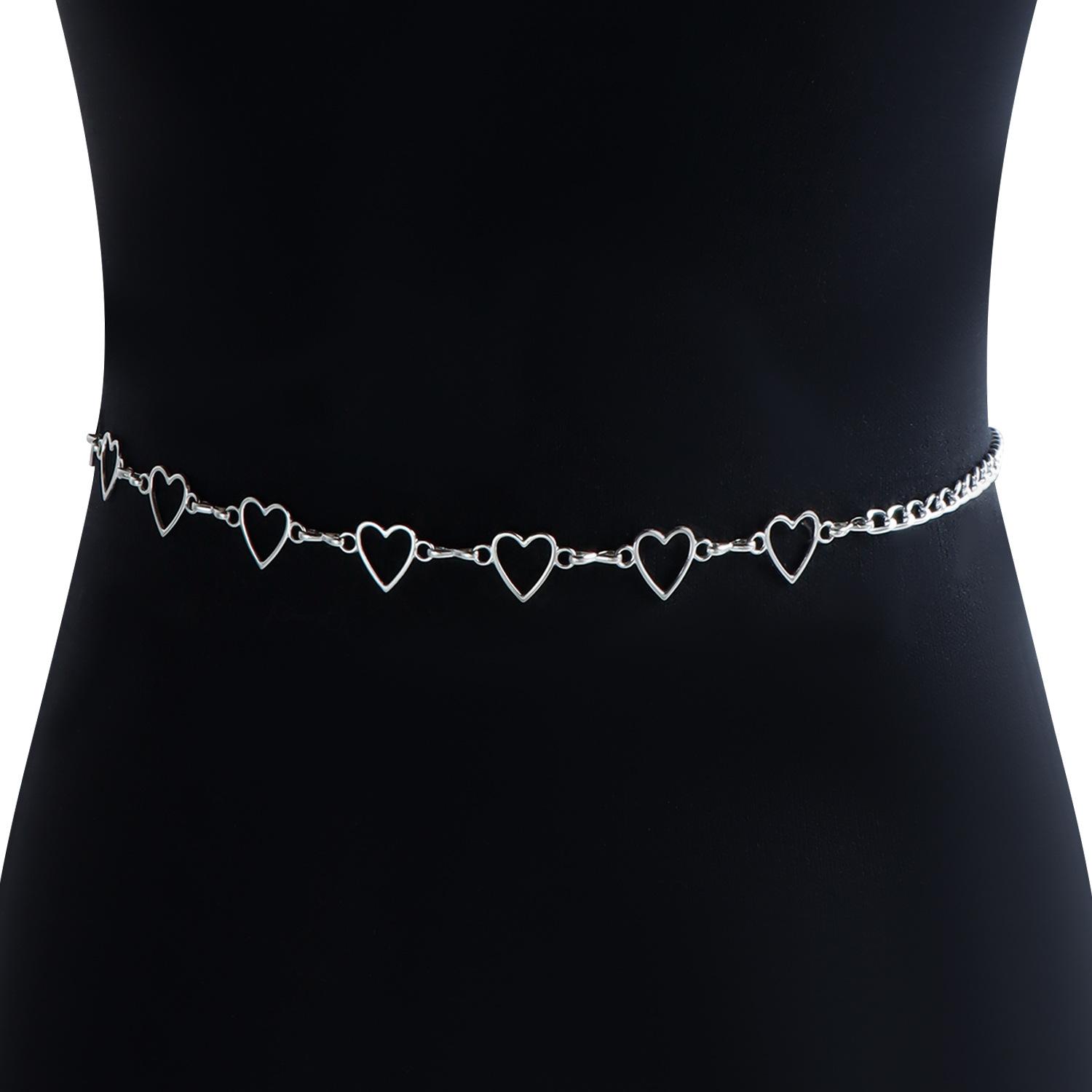 Cute Hollow Heart Waist Belly Chain for Women Summer Beach Sexy Simple Body Chain Vacation Jewelry Accessories Gift
Cute Hollow Heart Waist Belly Chain for Women Summer Beach Sexy Simple Body Chain Vacation Jewelry Accessories Gift
