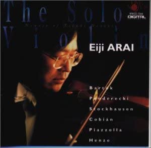 CD EIJI ARAI; BARTOK PIAZZOLLA PENDERE - The Solo Violin Japan ObiJapanese Others Used
CD EIJI ARAI; BARTOK PIAZZOLLA PENDERE - The Solo Violin Japan ObiJapanese Others Used