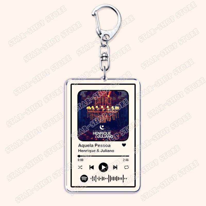 Popular Singer Henrique Juliano Songs Keychains for Women Accessories Bag Aquela Pessoa Music Keying Jewelry Fans Friends Gifts
Popular Singer Henrique Juliano Songs Keychains for Women Accessories Bag Aquela Pessoa Music Keying Jewelry Fans Friends Gifts