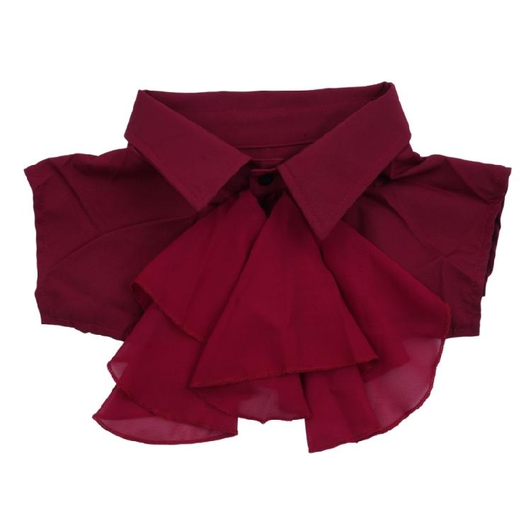 French Style Shirt Collar Embellishment Vintage Ruffled Front Jabot Half Shirt Faux Collar Ruffled Collar Insert Top червоний
French Style Shirt Collar Embellishment Vintage Ruffled Front Jabot Half Shirt Faux Collar Ruffled Collar Insert Top червоний