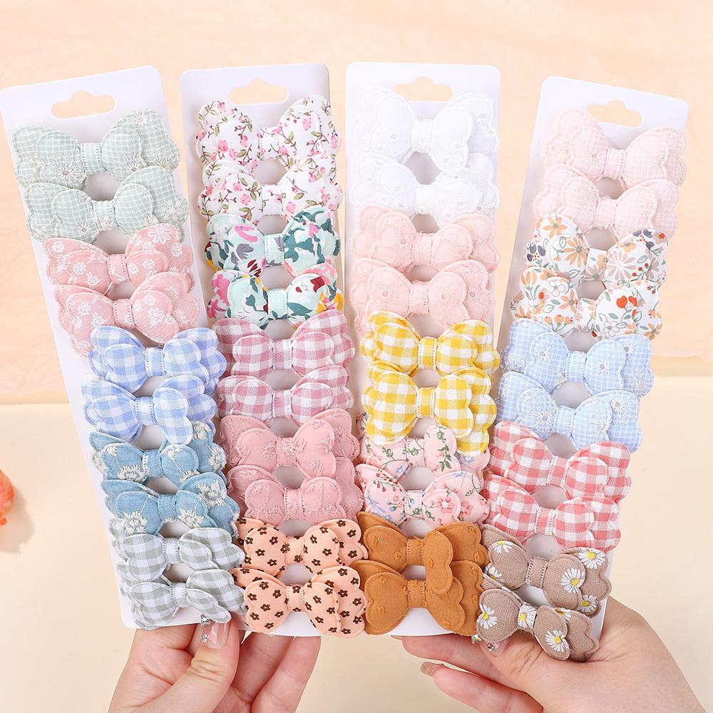 10pcs/set Lovely Fabric Printed Hair Bows Clips for Girls Handmade Boutique Mini Barrette Headwear Kids Hair Accessories
10pcs/set Lovely Fabric Printed Hair Bows Clips for Girls Handmade Boutique Mini Barrette Headwear Kids Hair Accessories