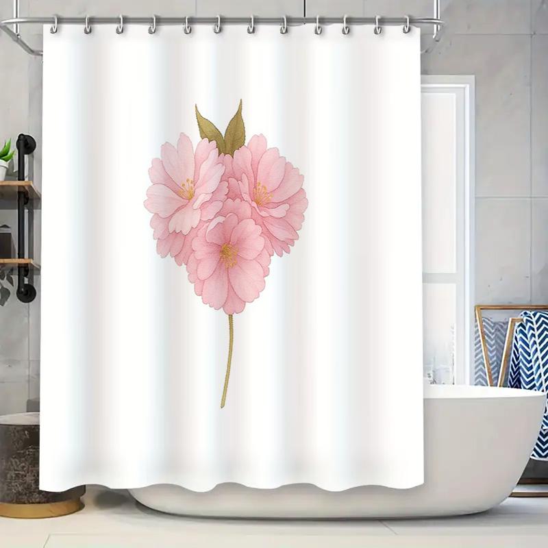 Floral Shower Curtain Vintage Pink Rose Botanical Bathroom Decor Farmhouse Style Waterproof Fabric Shower Curtain Set W60H190(CM)-1 Pcs
Floral Shower Curtain Vintage Pink Rose Botanical Bathroom Decor Farmhouse Style Waterproof Fabric Shower Curtain Set W60H190(CM)-1 Pcs