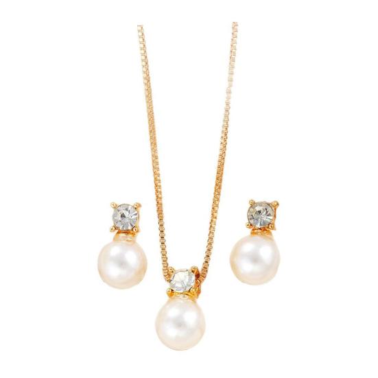 2 шт./компл. ожерелье и серьги из искусственного жемчуга, регулируемая удлинительная цепочка, яркие цвета, женский комплект ювелирных изделий золотистый
2 шт./компл. ожерелье и серьги из искусственного жемчуга, регулируемая удлинительная цепочка, яркие цвета, женский комплект ювелирных изделий золотистый