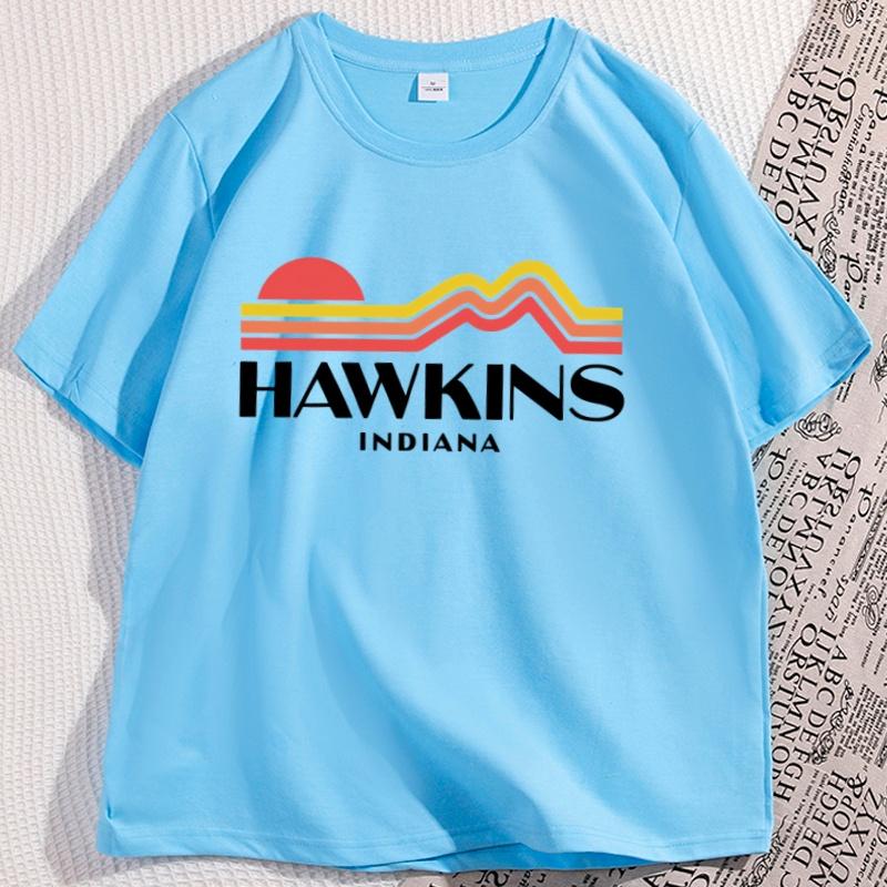 Hawkins Indiana Tshirt Men Women Retro Short Sleeve Round Neck Tshirt Casual Loose Trendy Printed T Shirt Streetwear Clothes 4XL
Hawkins Indiana Tshirt Men Women Retro Short Sleeve Round Neck Tshirt Casual Loose Trendy Printed T Shirt Streetwear Clothes 4XL