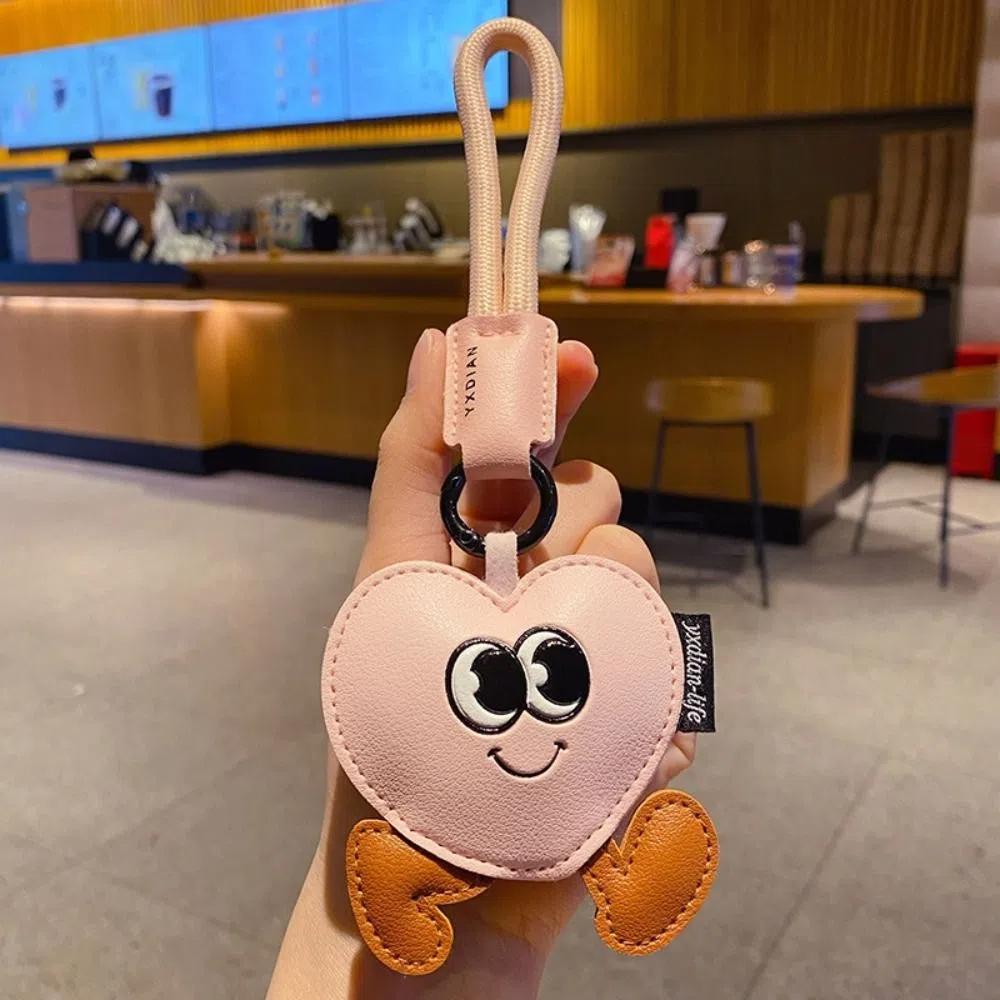 Funny Leather Flower Pendant Big Eyes Keyring with Lanyard Kawaii Heart Pendant Keychain Gift Heart
Funny Leather Flower Pendant Big Eyes Keyring with Lanyard Kawaii Heart Pendant Keychain Gift Heart