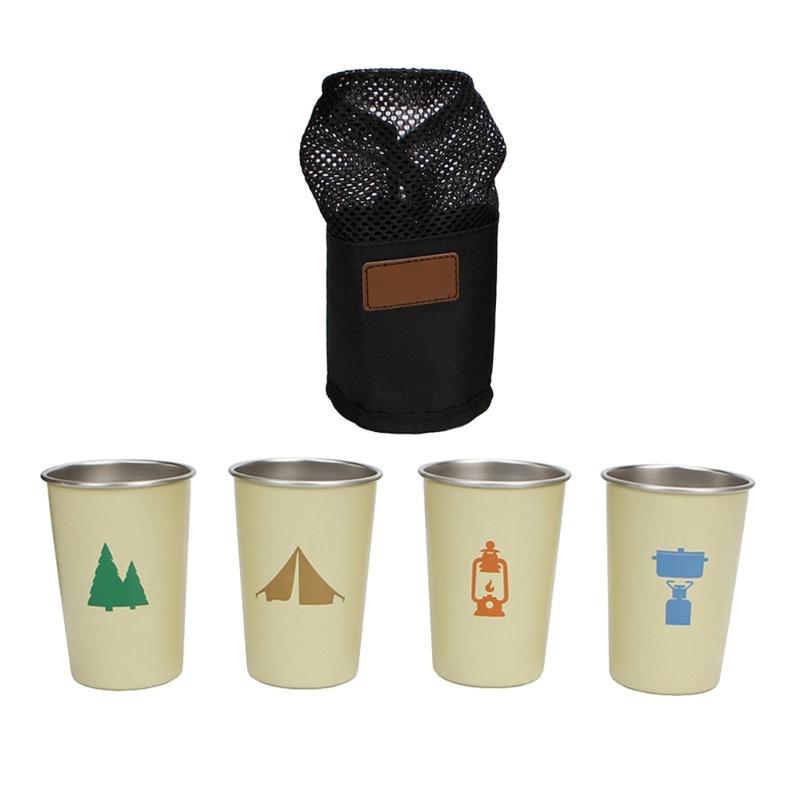 4pcs Portable Teas Coffees Milk Beer Mug Stackable Camping Water Cup Stainless Steels Drinking Cup for Outdoor Travel 1
4pcs Portable Teas Coffees Milk Beer Mug Stackable Camping Water Cup Stainless Steels Drinking Cup for Outdoor Travel 1