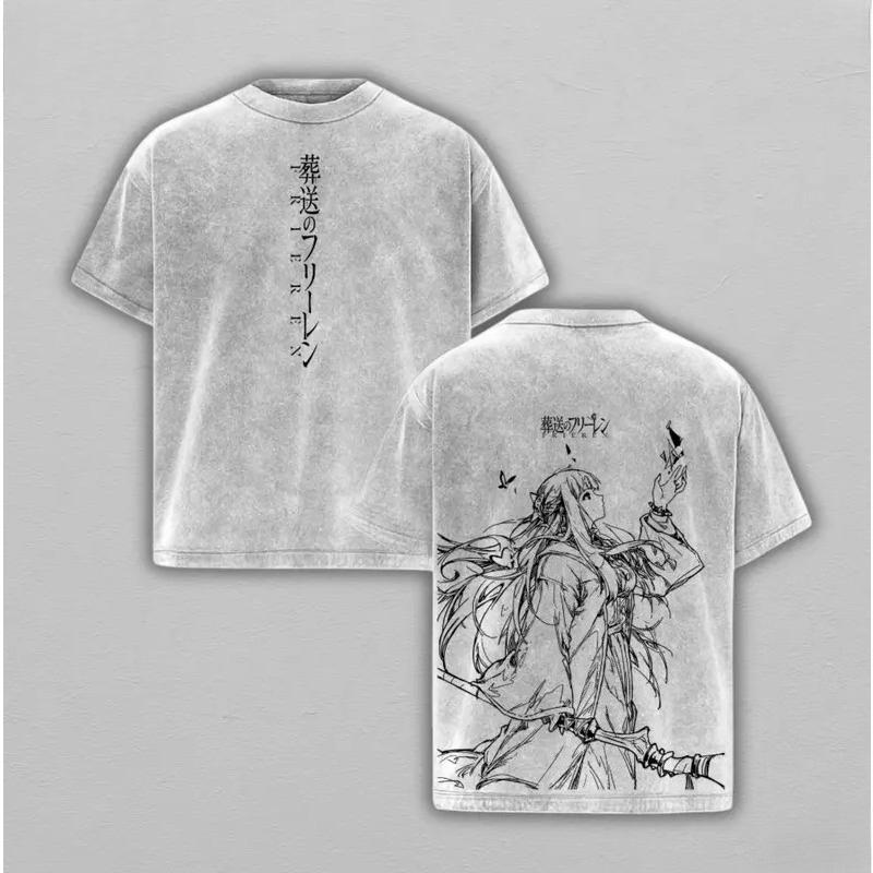 Anime Frieren Beyond Journey s End Printed Tee Men Women Cotton Tshirts Vintage Washed T-shirt Harajuku Male Oversized T Shirt XXL сірий колір
Anime Frieren Beyond Journey s End Printed Tee Men Women Cotton Tshirts Vintage Washed T-shirt Harajuku Male Oversized T Shirt XXL сірий колір
