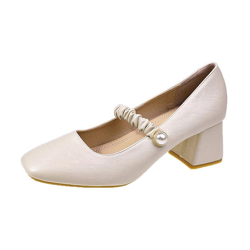 Trendy brand thick heel single shoes women s summer new Korean version Ma square head evening shoes gentle wind middle heel Lizhen shoes women 39 бежевий
Trendy brand thick heel single shoes women s summer new Korean version Ma square head evening shoes gentle wind middle heel Lizhen shoes women 39 бежевий