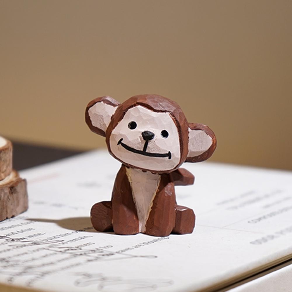 Cute Wooden Monkey Figurine Handmade Carving Monkey figurines Home decor Perfect Gift for Monkey Lovers Desk Decoration
Cute Wooden Monkey Figurine Handmade Carving Monkey figurines Home decor Perfect Gift for Monkey Lovers Desk Decoration
