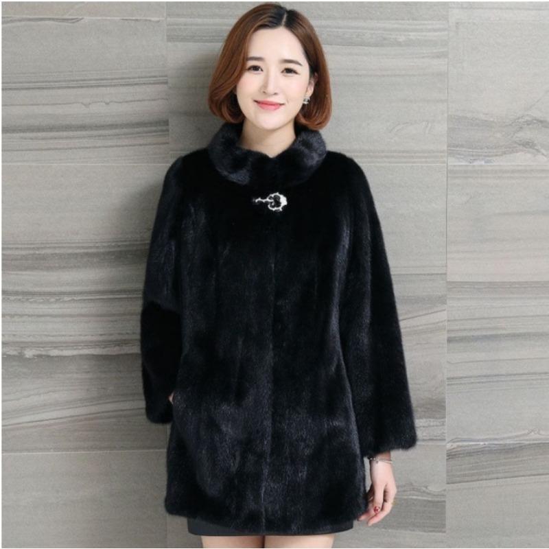 Imitation mink coat, imitation fur jacket, imitation mink hair stand-up collar, short casual and thin imitation mink hair women s clothing M 80-49.5 kg чёрный
Imitation mink coat, imitation fur jacket, imitation mink hair stand-up collar, short casual and thin imitation mink hair women s clothing M 80-49.5 kg чёрный
