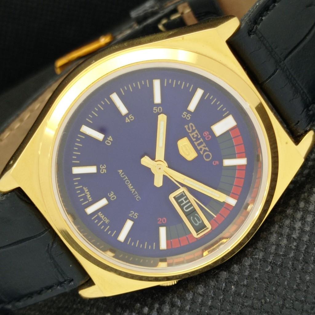 REFURBISHED VINTAGE SEIKO 5 AUTO 6309A JAPAN MENS DAY/DATE BLUE WATCH a309514-2 Seiko-a309514
REFURBISHED VINTAGE SEIKO 5 AUTO 6309A JAPAN MENS DAY/DATE BLUE WATCH a309514-2 Seiko-a309514