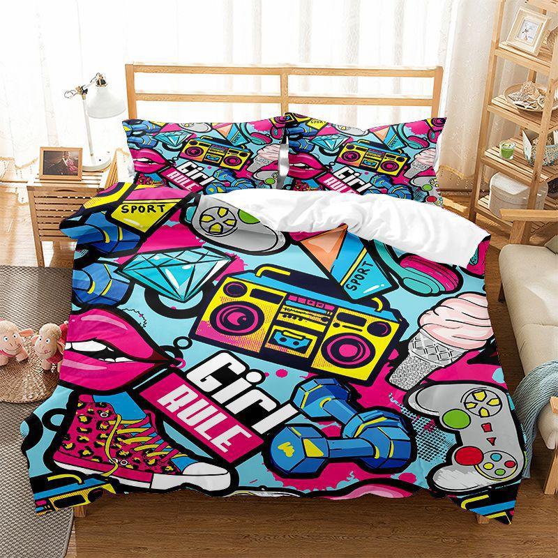 Модная технология, постельное белье с 3D цифровой печатью, пододеяльники, наволочки 135 * 200Cm two-piece set
Модная технология, постельное белье с 3D цифровой печатью, пододеяльники, наволочки 135 * 200Cm two-piece set