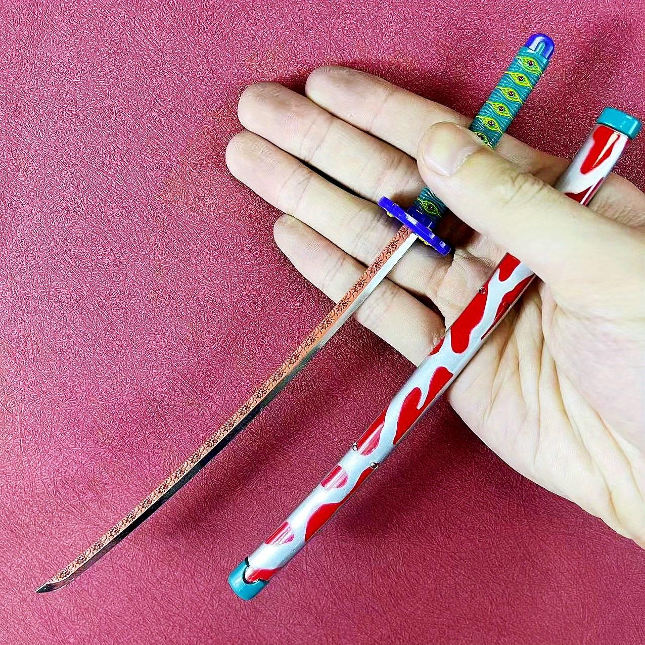 Demon Slayer Katana Anime Yoriichi Kokushibo Ninja Knife Sword Real Size Japanese Metel Original Samurai Sabre Toy 10inch Kid Friendly Entertaining 25cm
Demon Slayer Katana Anime Yoriichi Kokushibo Ninja Knife Sword Real Size Japanese Metel Original Samurai Sabre Toy 10inch Kid Friendly Entertaining 25cm