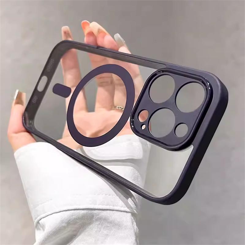 Для магнитного беспроводного зарядного чехла Magsafe для iPhone 16 15 14 13 12 11 Pro Max Plus мягкий ударопрочный прозрачный жесткий акриловый чехол For iPhone 16
Для магнитного беспроводного зарядного чехла Magsafe для iPhone 16 15 14 13 12 11 Pro Max Plus мягкий ударопрочный прозрачный жесткий акриловый чехол For iPhone 16