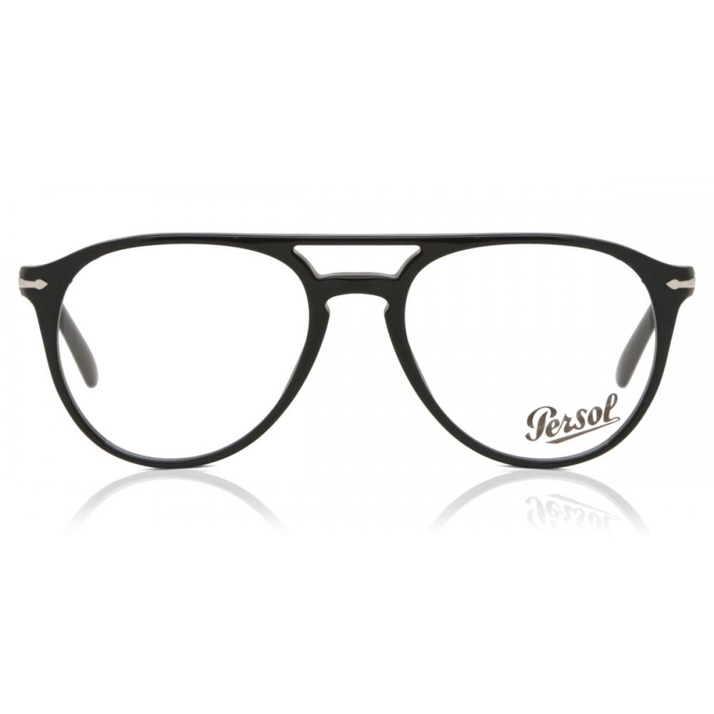Persol Po3160v 095 Men Eyeglasses Black/52-18-145
Persol Po3160v 095 Men Eyeglasses Black/52-18-145