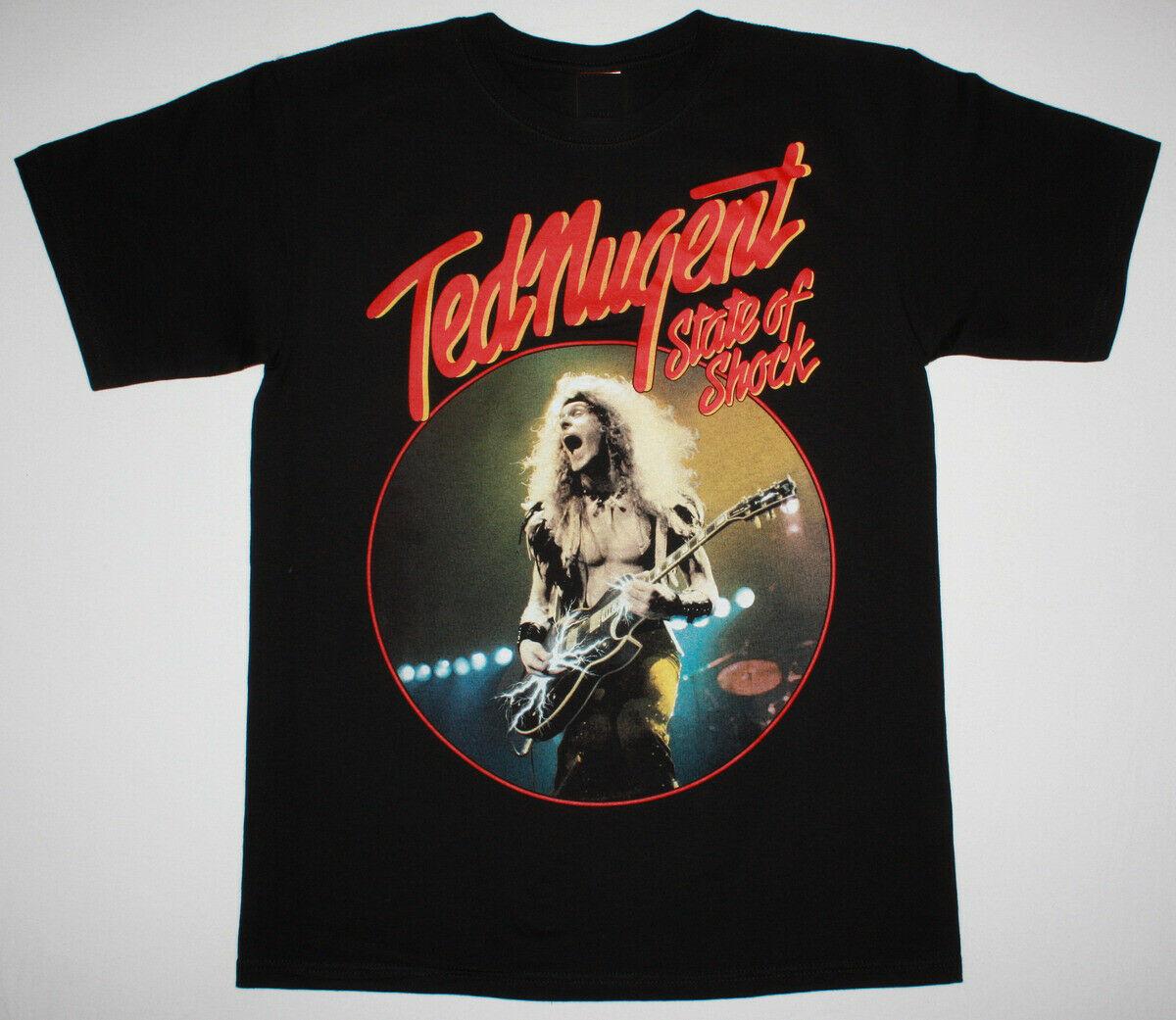 TED NUGENT СОСТОЯНИЕ ШОКА 79 VAN HALEN С короткими рукавами Летняя одежда Топы Принт Мужские футболки Рубашки Рубашки
TED NUGENT СОСТОЯНИЕ ШОКА 79 VAN HALEN С короткими рукавами Летняя одежда Топы Принт Мужские футболки Рубашки Рубашки